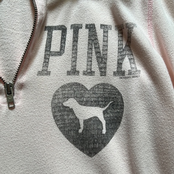 Victorias Secret PINK half zip - Picture 2 of 3